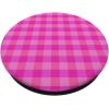 PopSockets Phone Grip – Bright Pink Gingham PopSockets Adhesive PopGrip(Adhesive PopGrip)