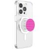 PopSockets Phone Grip – Bright Pink Gingham PopSockets Adhesive PopGrip(Magnetic PopGrip)