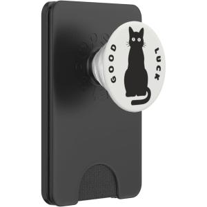 PopSockets Cat Phone Grip – Good Luck Black Cat PopSockets Adhesive PopGrip(Magnetic PopWallet)