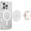 PopSockets Swappable PopTop for Phone Grips, Compatible with Adhesive or MagSafe Bases – Clover Rose Gold