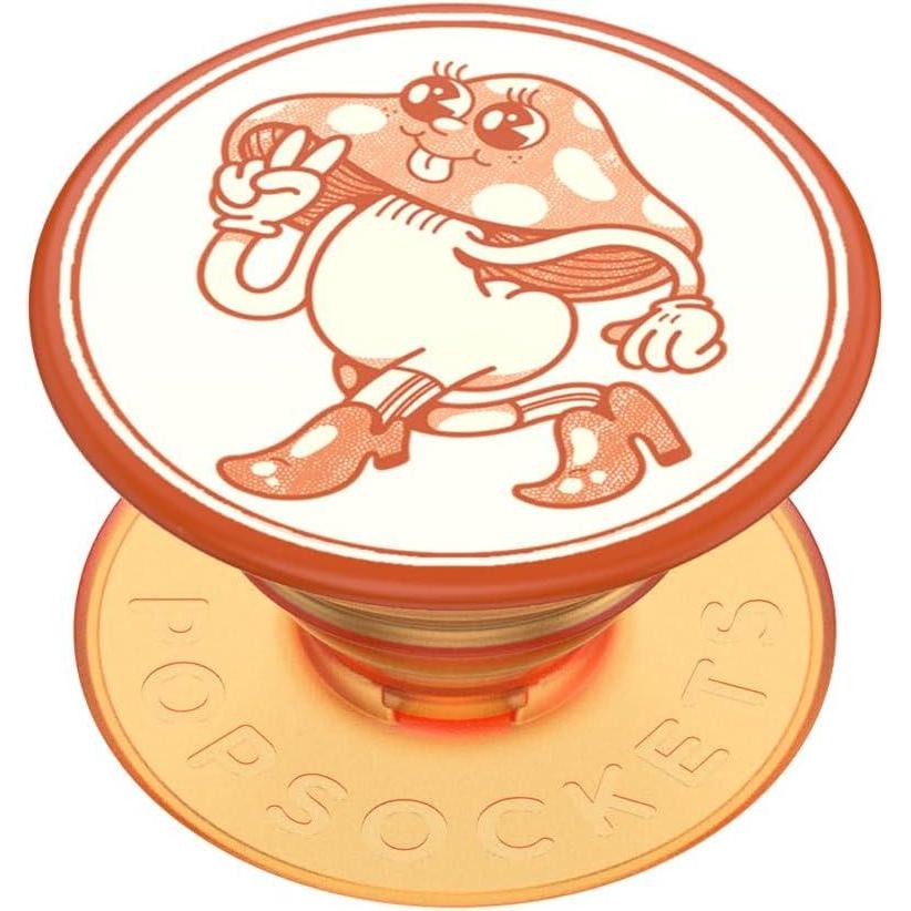 image:imagePopSockets PopGrip for MagSafe Magnetic Phone Grip amp Stand Swappable Top Secure Grip for iPhone MagSafe Cases Kickstand for HandsFree Viewing Wireless Charging Compatible  Time to PlayMushie Groove