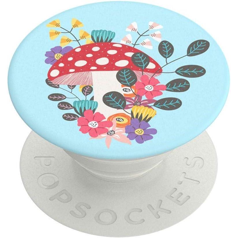 image:imagePopSockets PopGrip for MagSafe Magnetic Phone Grip amp Stand Swappable Top Secure Grip for iPhone MagSafe Cases Kickstand for HandsFree Viewing Wireless Charging Compatible  Time to PlayShroom Blooms