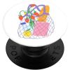 PopSockets PopGrip for MagSafe, Magnetic Phone Grip & Stand, Swappable Top, Secure Grip for iPhone MagSafe Cases, Kickstand for Hands-Free Viewing, Wireless Charging Compatible – Time to Play(Farmers Market)