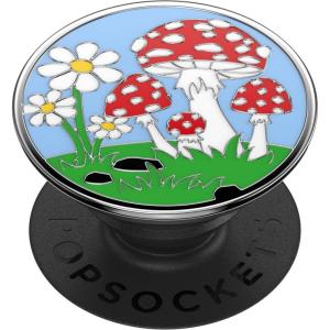 PopSockets PopGrip for MagSafe, Magnetic Phone Grip & Stand, Swappable Top, Secure Grip for iPhone MagSafe Cases, Kickstand for Hands-Free Viewing, Wireless Charging Compatible – Time to Play(Enamel Fun Guy)