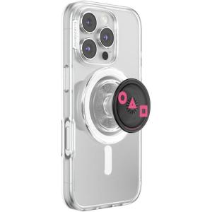 PopSockets PopGrip for MagSafe, Magnetic Phone Grip & Stand, Swappable Top, Secure Grip for iPhone MagSafe Cases, Kickstand for Hands-Free Viewing, Wireless Charging Compatible – Time to Play(Time to Play)