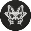 PopSockets Butterfly Phone Grip – B&W Sketched Butterfly PopSockets PopWallet for MagSafe(Adhesive PopGrip)