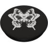PopSockets Butterfly Phone Grip – B&W Sketched Butterfly PopSockets PopWallet for MagSafe(Adhesive PopGrip)
