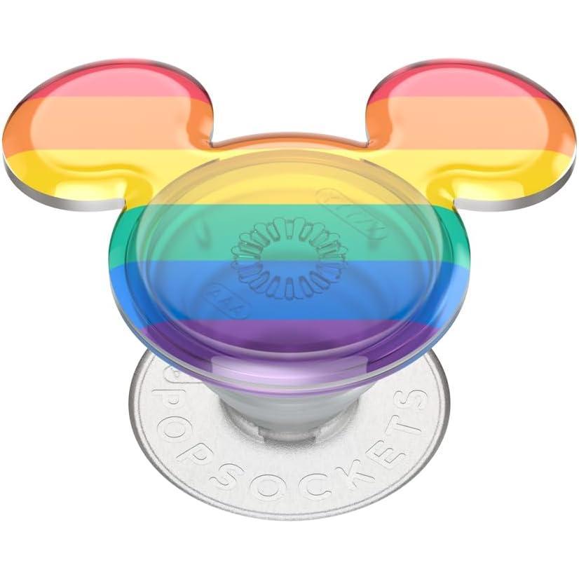 image:imagePopSockets Phone Grip with Expanding Kickstand Adhesive Grip Disney Classics 80s MickeyRainbow Pride