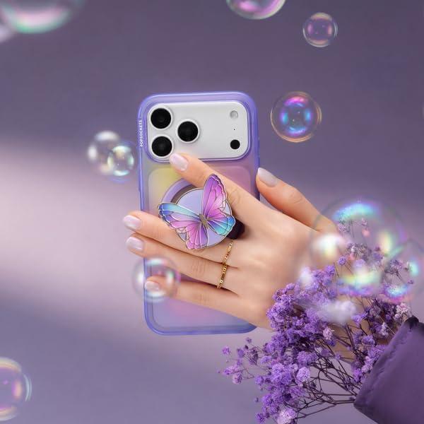 image:imagePopSockets Adhesive Phone Grip Holder Phone Stand Butterfly So FlyEnamel Butterfly Prisim
