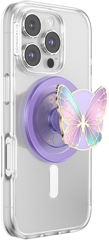 image:imagePopSockets Adhesive Phone Grip Holder Phone Stand Butterfly So FlyEnamel Butterfly Prisim