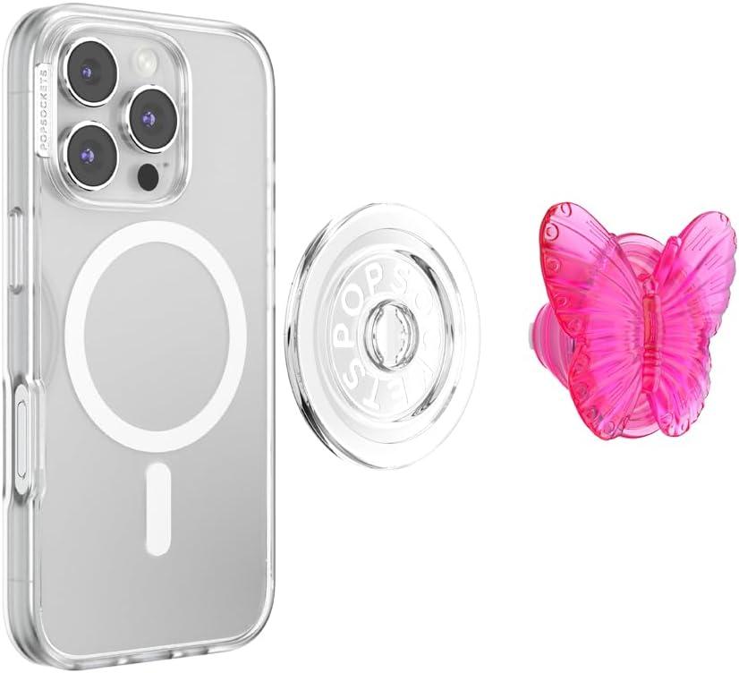 image:imagePopSockets Adhesive Phone Grip Holder Phone Stand Butterfly So FlyMolded Butterfly