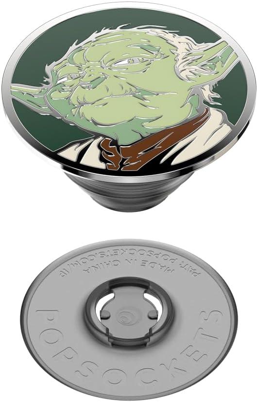 image:imagePopSockets Adhesive Phone Grip Holder Phone Stand Star Wars Enamel Imperial IconYoda Enamel