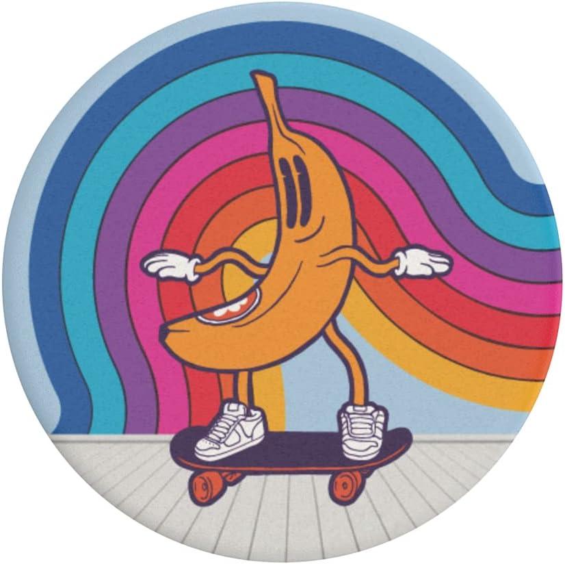 image:imagePopSockets Phone Grip with Expanding Kickstand Adhesive Grip Retro Banana