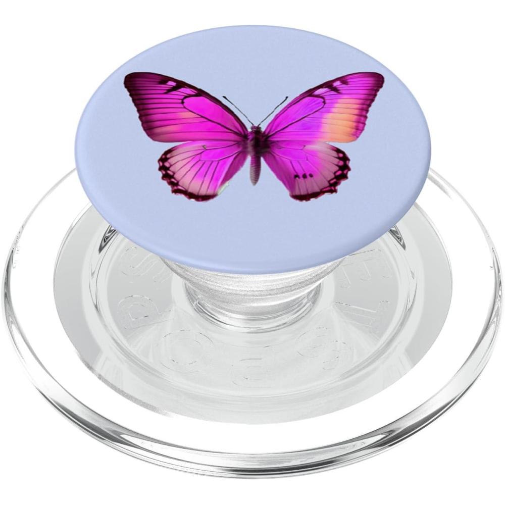 image:imagePopSockets Butterfly Phone Grip Magenta Flutterfly PopSockets PopGrip for MagSafeMagnetic PopGrip