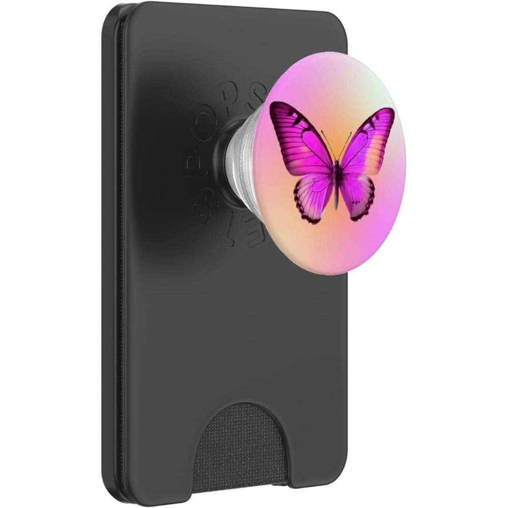 image:imagePopSockets Butterfly Phone Grip Sunrise Flutterfly PopSockets PopGrip for MagSafeMagnetic PopWallet
