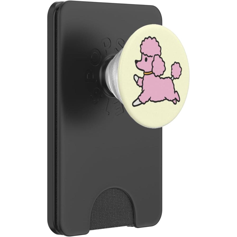 image:imagePopSockets Dog Phone Grip  Prancing Poodle PopSockets PopGrip for MagSafeMagnetic PopWallet