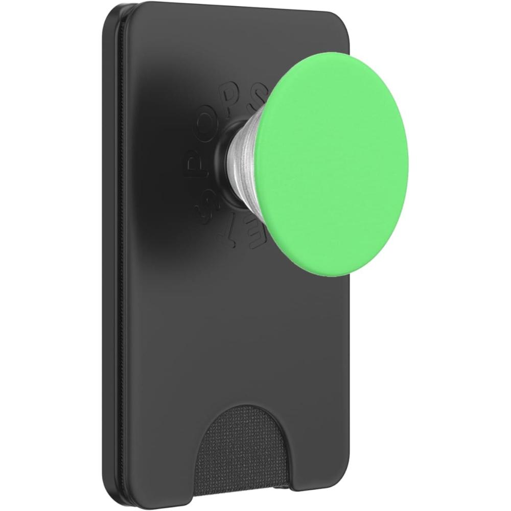 image:imagePopSockets Phone Grip Bright Green PopSockets PopGrip for MagSafeMagnetic PopWallet