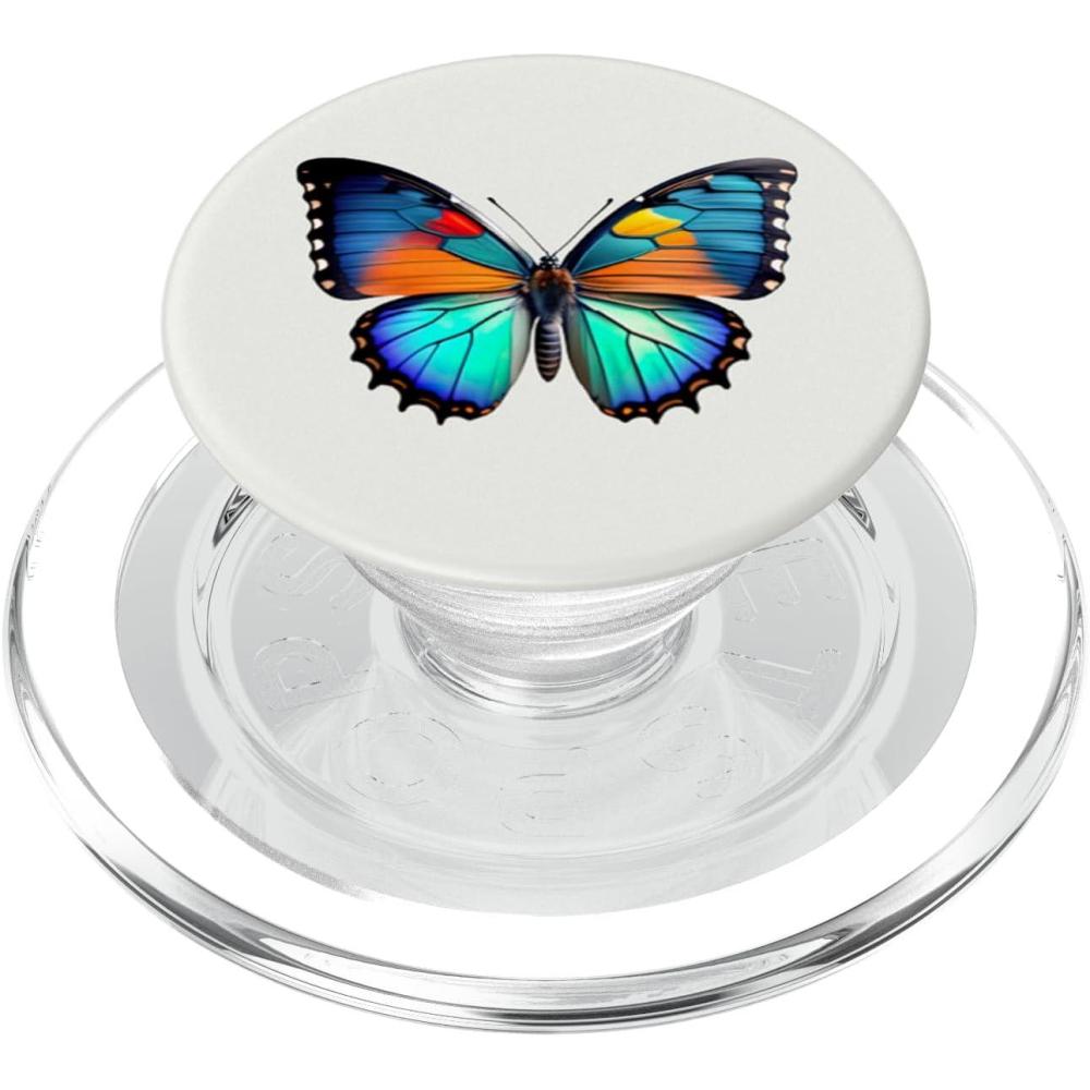 image:imagePopSockets Phone Grip Butterfly  Vibrant Monarch PopSockets PopGrip for MagSafeMagnetic PopGrip