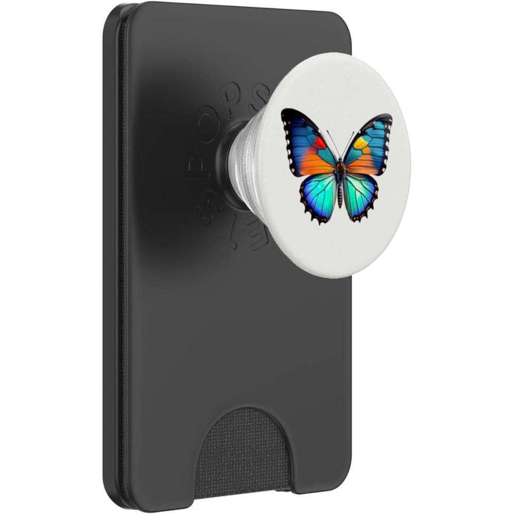image:imagePopSockets Phone Grip Butterfly  Vibrant Monarch PopSockets PopGrip for MagSafeMagnetic PopWallet