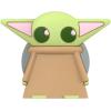 PopSockets Adhesive Phone Grip, Holder, Phone Stand, Star Wars – Enamel Imperial Icon(Grogu)