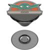 PopSockets Adhesive Phone Grip, Holder, Phone Stand, Star Wars – Enamel Imperial Icon(Grogu Pod)
