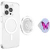 PopSockets Butterfly Phone Grip – Magenta Flutterfly PopSockets PopGrip for MagSafe(Magnetic PopGrip)