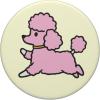 PopSockets Dog Phone Grip – Prancing Poodle PopSockets PopGrip for MagSafe(Adhesive PopGrip)