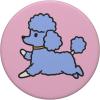 PopSockets Dog Phone Grip – Purple Prancing Poodle PopSockets PopGrip for MagSafe(Adhesive PopGrip)