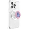 PopSockets Dog Phone Grip – Purple Prancing Poodle PopSockets PopGrip for MagSafe(Magnetic PopGrip)
