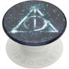 PopSockets Adhesive Phone Grip, Holder, Phone Stand, Harry Potter – Glitter Dealthy Hallows(Glitter Deathly Hallows)