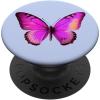 PopSockets Butterfly Phone Grip – Magenta Flutterfly PopSockets PopGrip for MagSafe(Adhesive PopGrip)