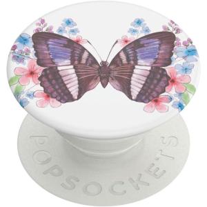 PopSockets Adhesive Phone Grip, Holder, Phone Stand, Butterfly – So Fly(So Fly)