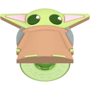 PopSockets Adhesive Phone Grip, Holder, Phone Stand, Star Wars – Enamel Imperial Icon(Grogu)