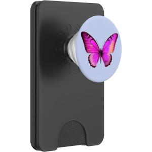 PopSockets Butterfly Phone Grip – Magenta Flutterfly PopSockets PopGrip for MagSafe(Magnetic PopWallet)