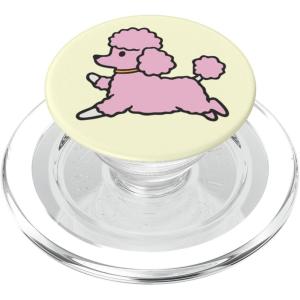 PopSockets Dog Phone Grip – Prancing Poodle PopSockets PopGrip for MagSafe(Magnetic PopGrip)