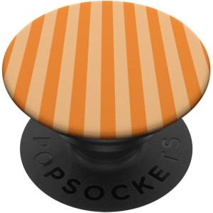 PopSockets Phone Grip – Orange Stripe PopSockets PopGrip for MagSafe(Adhesive PopGrip)
