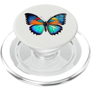 PopSockets Phone Grip, Butterfly – Vibrant Monarch PopSockets PopGrip for MagSafe(Magnetic PopGrip)