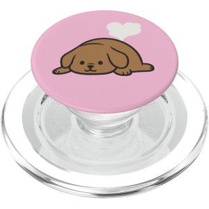 PopSockets Phone Grip, Dog – Sleeper Pupper PopSockets PopGrip for MagSafe(Magnetic PopGrip)