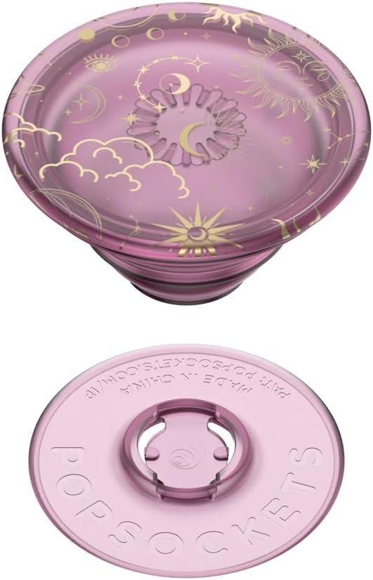 image:imagePopSockets Phone Grip for MagSafe Magnetic Holder Phone Stand Enamel Enamel Lunar Dreams PinkCelestial Mauve