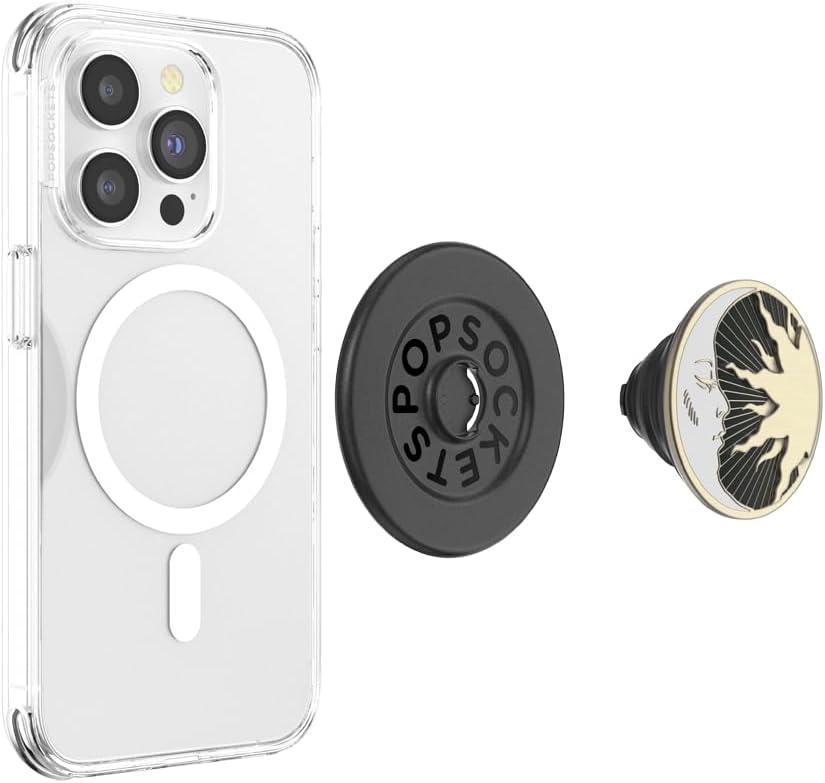 image:imagePopSockets Phone Grip for MagSafe Magnetic Holder Phone Stand Enamel Enamel Lunar Dreams PinkLunar Dreams