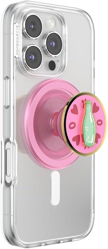 image:imagePopSockets Phone Grip for MagSafe Magnetic Holder Phone Stand Spinner Black Radial BackspinSpin the Bottle