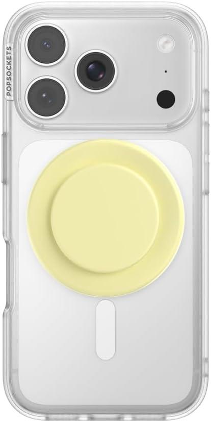 image:imagePopSockets Phone Grip for MagSafe Magnetic Holder Phone Stand Yellow Butter Yellow