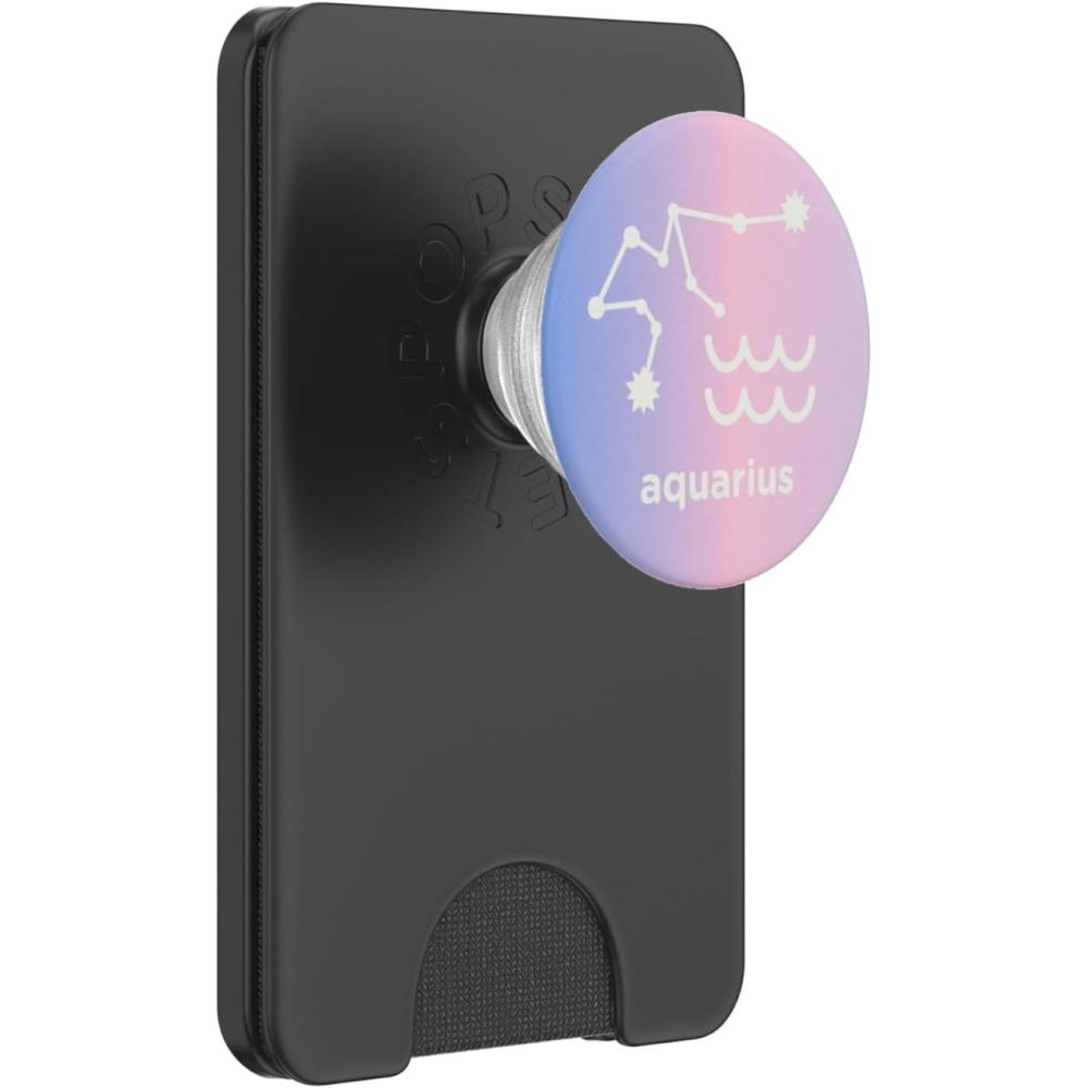 image:imagePopSockets Zodiac Phone Grip Aquarius Aura PopSockets PopGrip for MagSafeMagnetic PopWallet