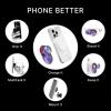 PopSockets Phone Grip Compatible with MagSafe®, Phone Holder, Wireless Charging Compatible, Pill-Shaped Grip – Blue Nebula(Blue Nebula)