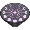 PopSockets Phone Grip for MagSafe, Magnetic Holder, Phone Stand, Enamel – Enamel Lunar Dreams Pink(Lunar Cycle)