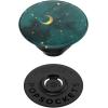 PopSockets Phone Grip for MagSafe, Magnetic Holder, Phone Stand, Enamel – Enamel Lunar Dreams Pink(Mystic Forest)