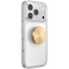 PopSockets Phone Grip for MagSafe, Magnetic Holder, Phone Stand, Spinner – Black Radial Backspin(Gold Radial Adhesive)