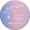 PopSockets Zodiac Phone Grip – Aquarius Aura PopSockets PopGrip for MagSafe(Adhesive PopGrip)