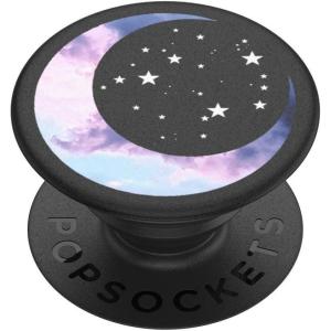 PopSockets Phone Grip for MagSafe, Magnetic Holder, Phone Stand, Enamel – Enamel Lunar Dreams Pink(Selene)