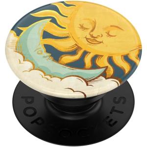 PopSockets Phone Grip for MagSafe, Magnetic Holder, Phone Stand, Enamel – Enamel Lunar Dreams Pink(Star Crossed Lovers)